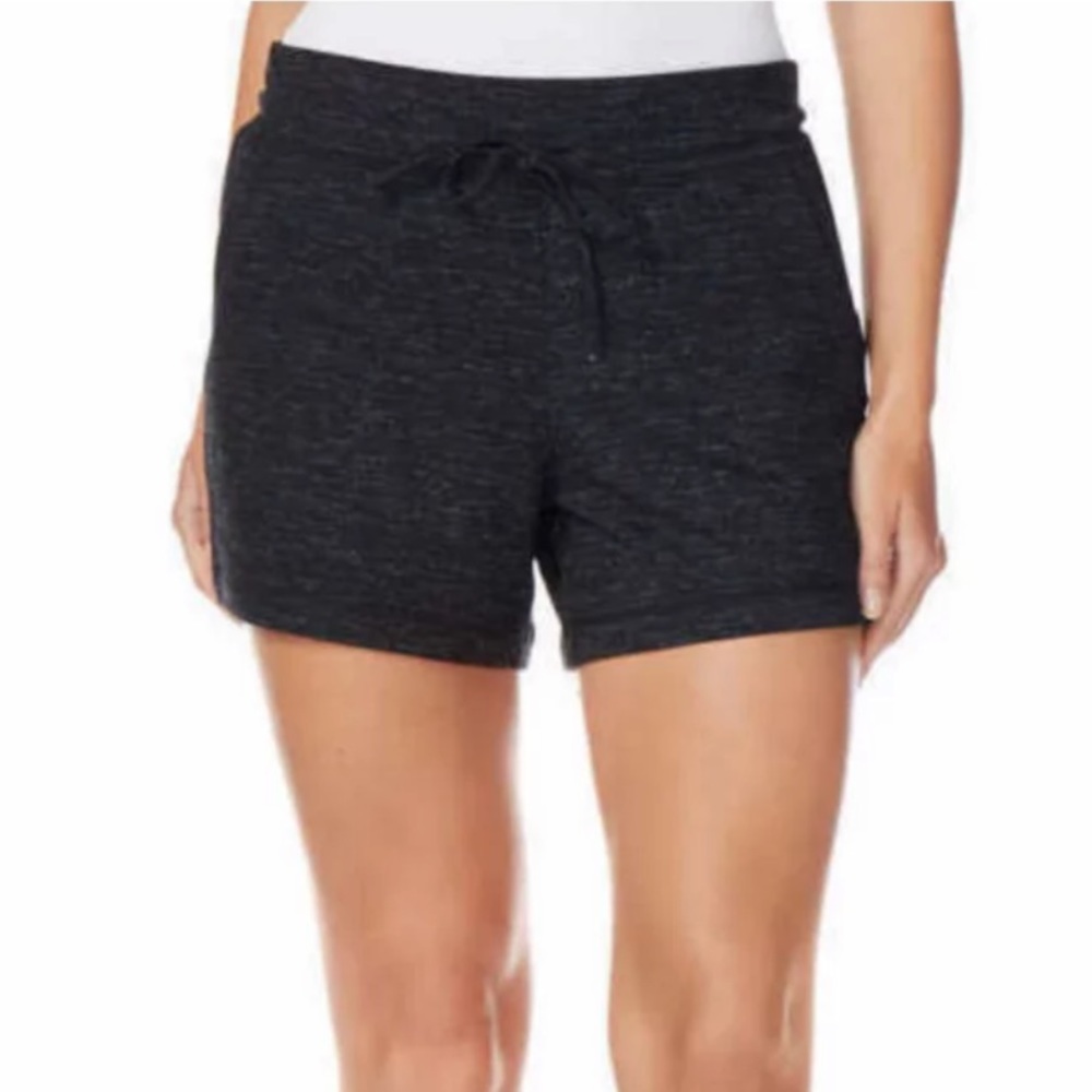 32 Degrees Womens’ Black Space Dye Shorts